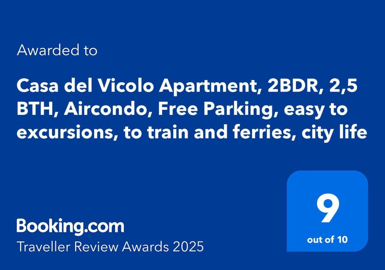 Vicolo Apartment, Pedestrian Centre, 2Bdr, 2,5 Bth, Aircondo, Private Parking, Easy To Train And Ferries, City Life La Spezia Eksteriør bilde